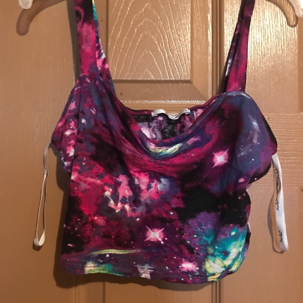 Galaxy crop top