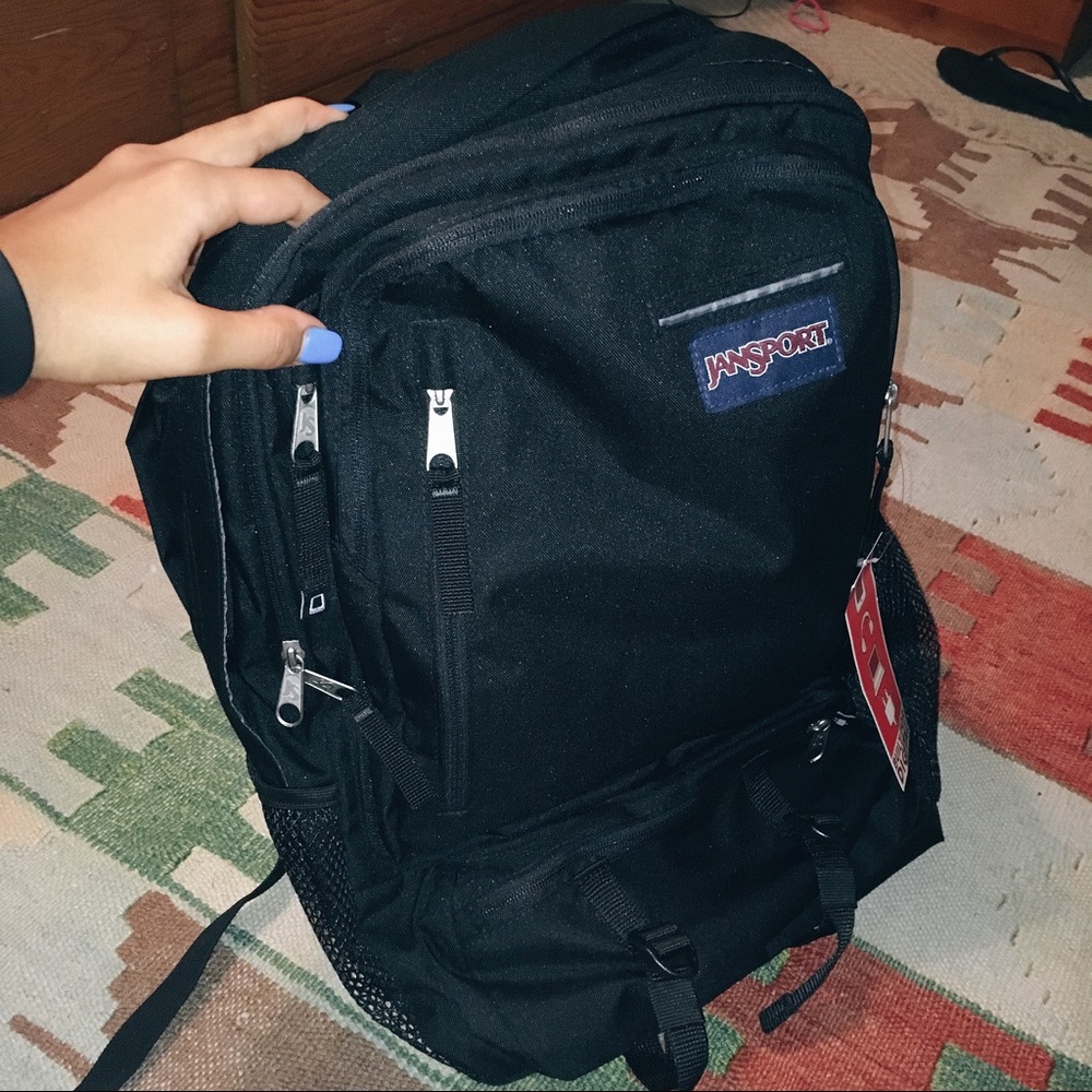 brand new black jansport envoy backpack