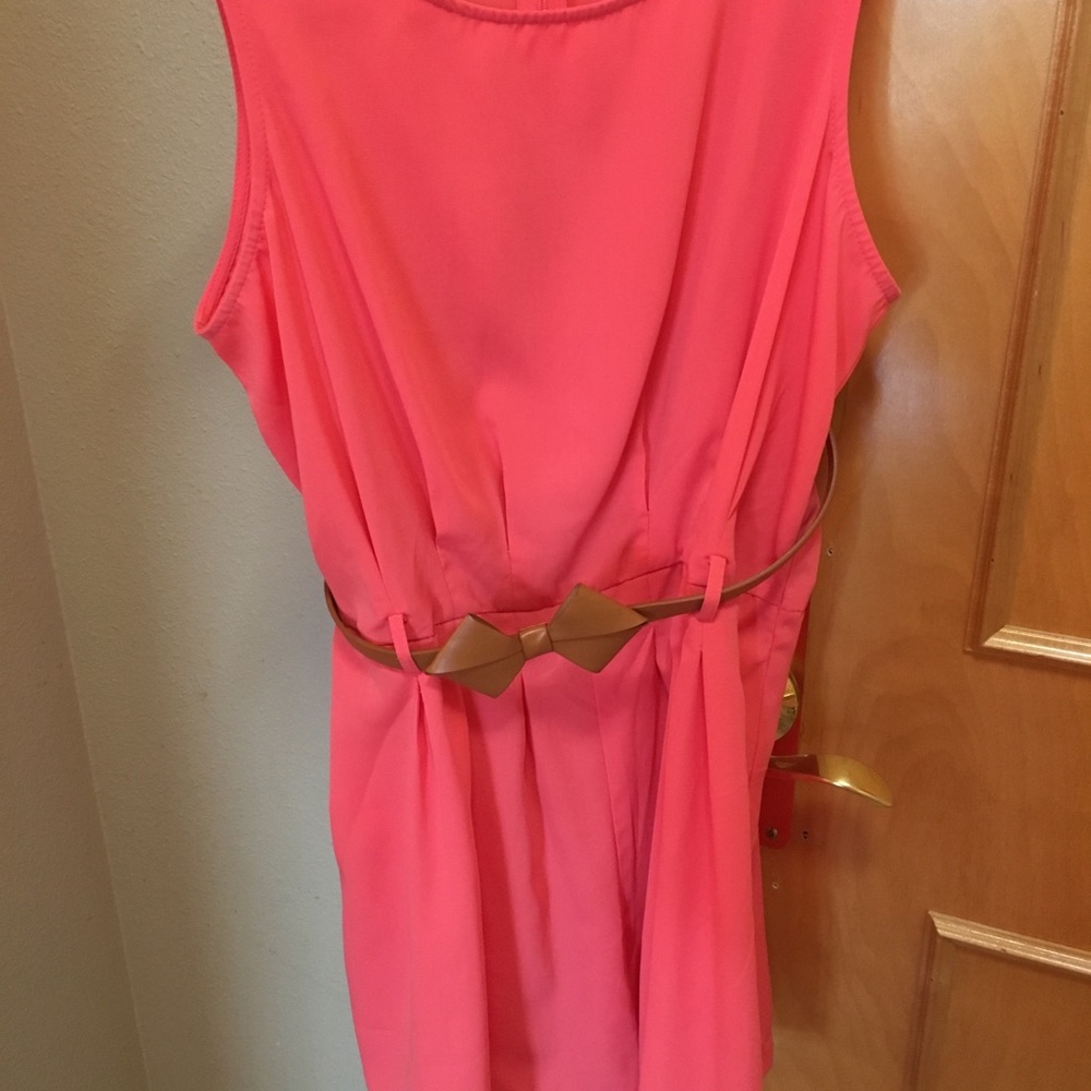 Romper with belt NWOT