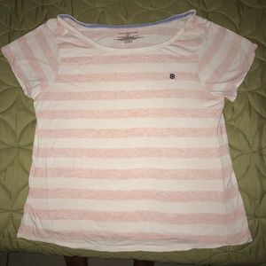 Tommy Hilfiger Pink & White Striped Shirt