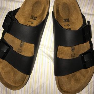 Black Arizona Birkenstock Sandal