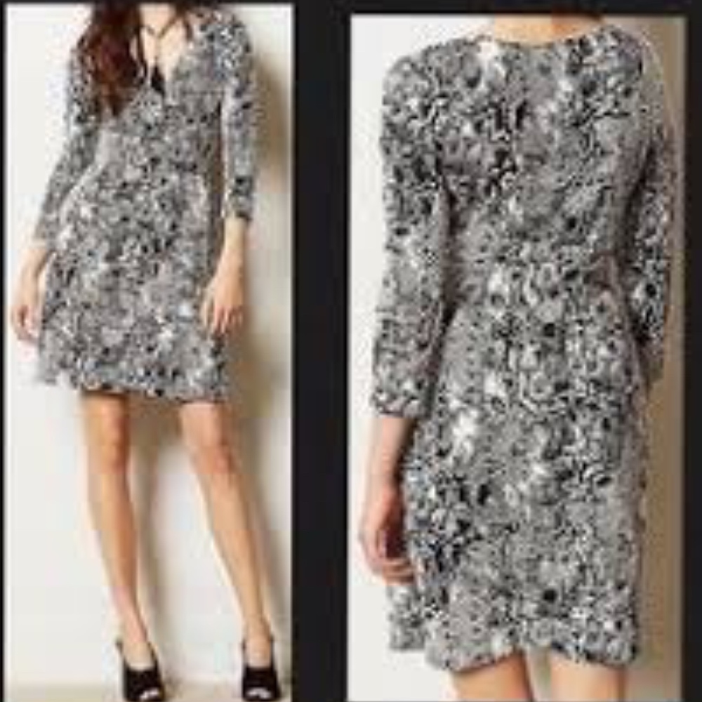 Anthropologie HD in Paris Snake Wrap Dress- Small