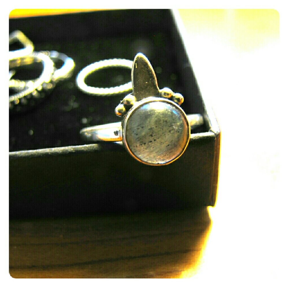 Labradorite ring