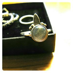 Labradorite ring