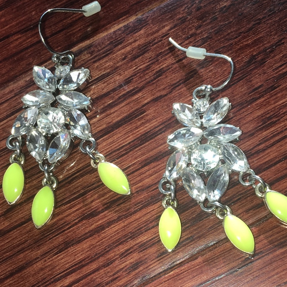 Sparkle Neon fun drop earrings