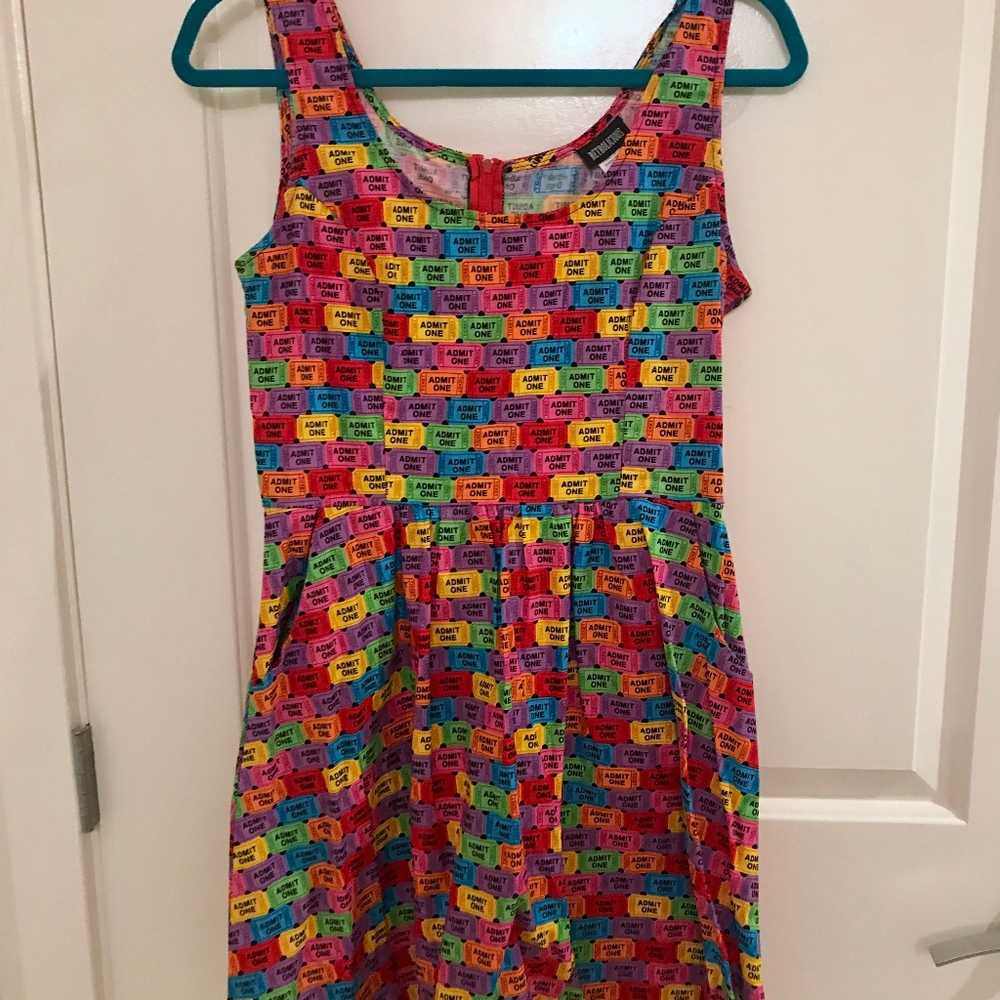 Folter Retrolicious Ticket Dress -Retro/Rockabilly