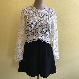 Lace short Romper
