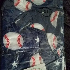 BNWT XL FABULEGS BASEBALL LEGGINGS