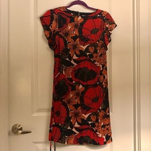 LOFT XXSP Floral Shift Dress