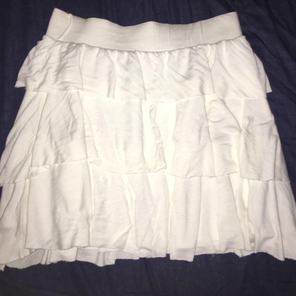White skirt