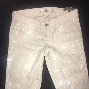 Hollister Sequin Jeggins NWT