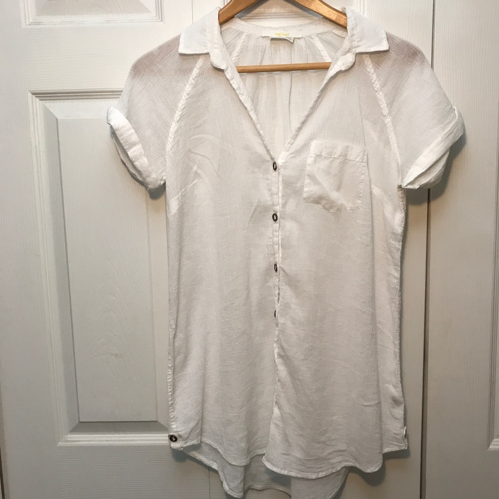 White Hei Hei Button Down