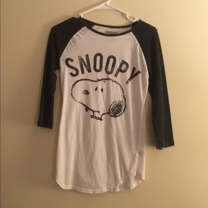 Snoopy baseball tee