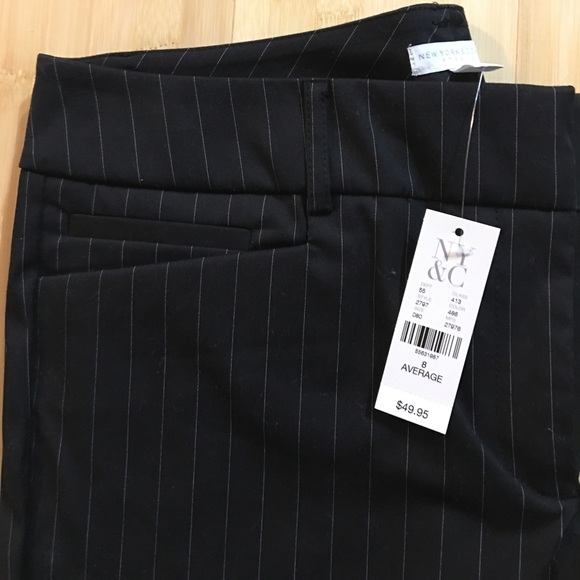 Pinstripe bootcut pants size 8 - Picture 2 of 4