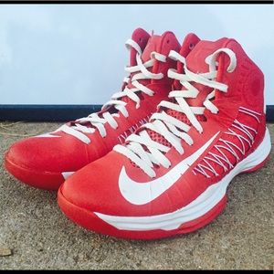 2012 Red Nike Hyperdunk basketball shoes 9.5