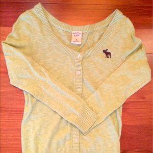 S Abercrombie 3/4 sleeve sweater