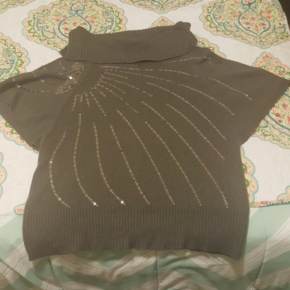 Plus size cowl neck sweater