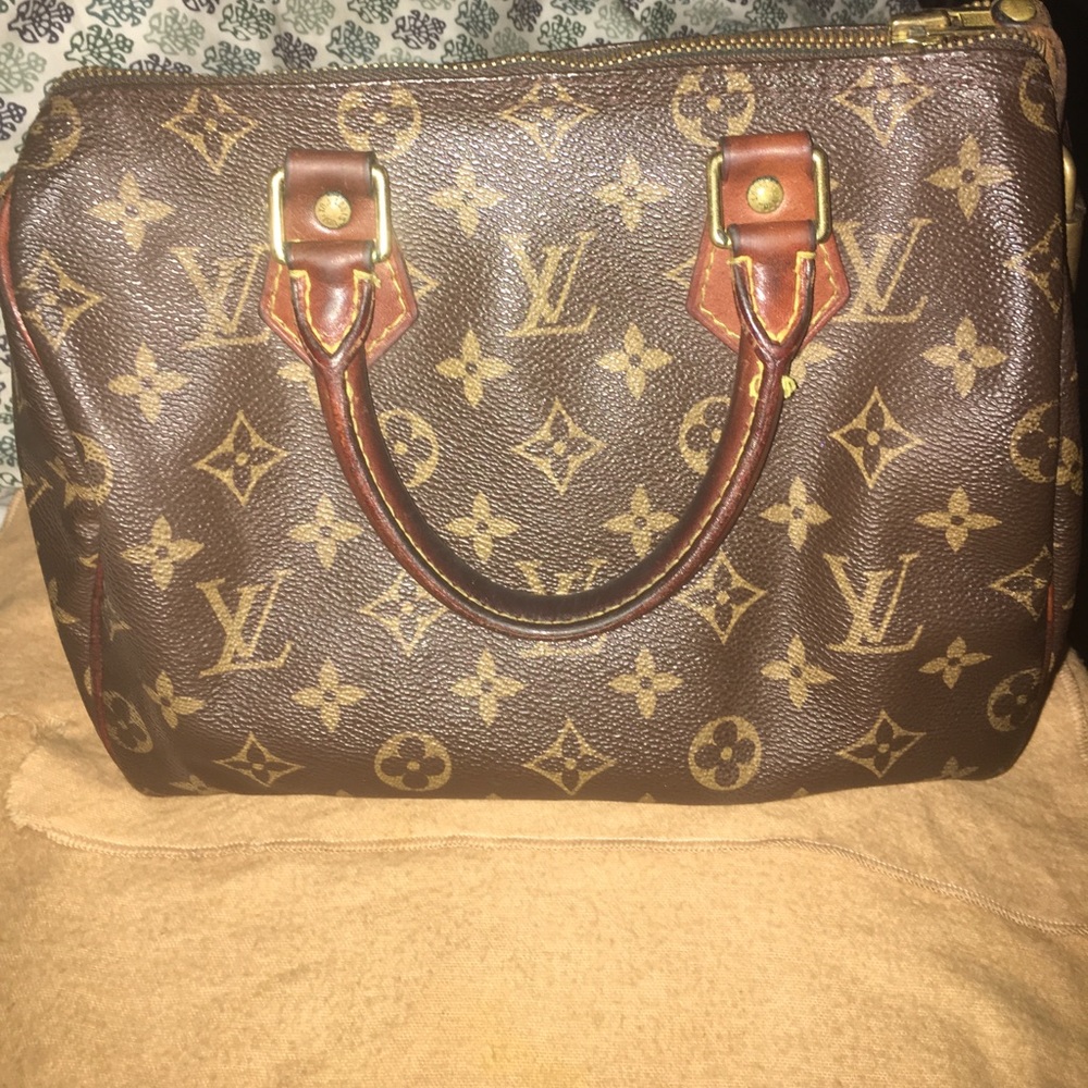 1994 Vintage Louis Vuitton Brown Speedy 25