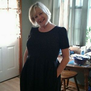 Lularoe Solid Black Amelia