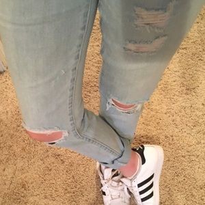 American Eagle Ripped Boyfriend Jeans **on hold**