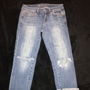 Preowned American eagle crop jeans