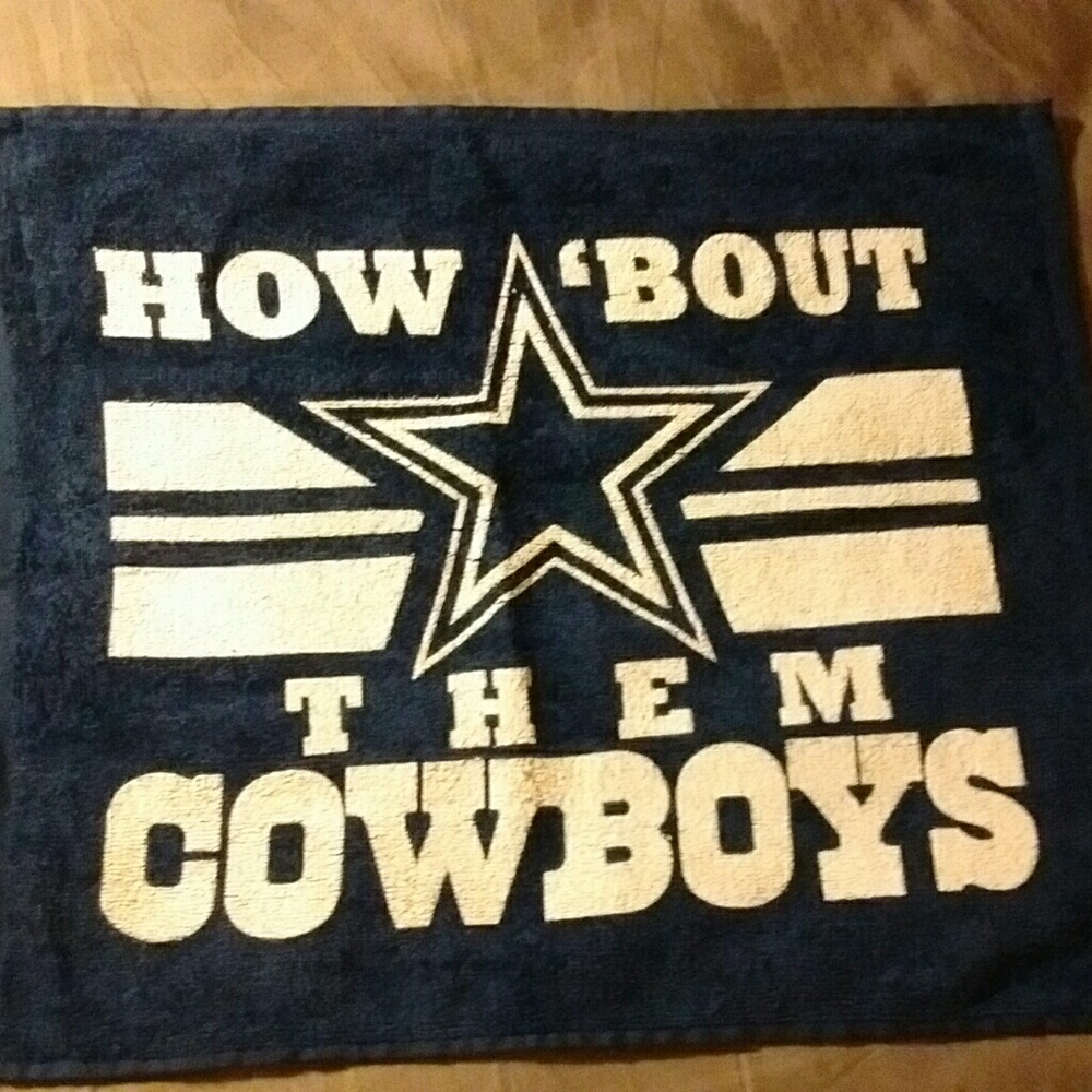 Cowboys fan towel