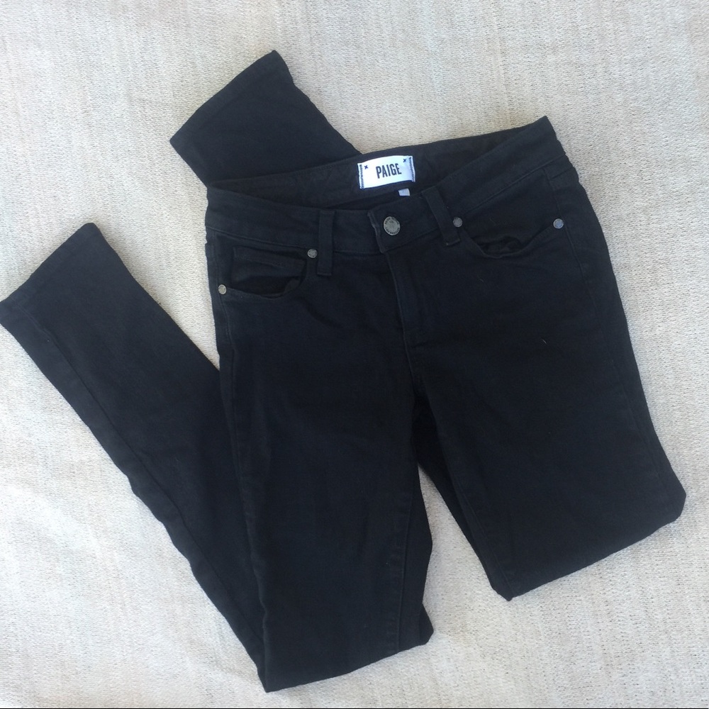 Paige Black Skyline Skinny Jean Sz 25 - Picture 2 of 7