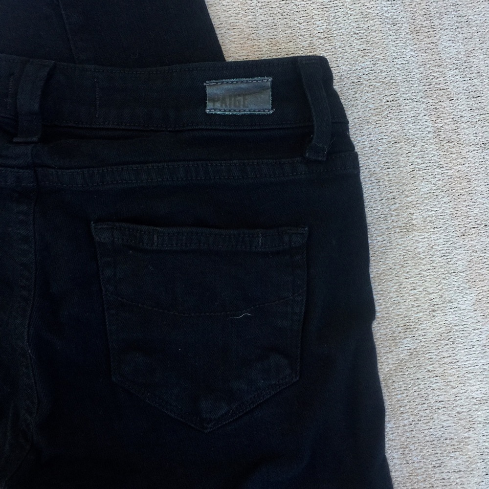 Paige Black Skyline Skinny Jean Sz 25 - Picture 7 of 7