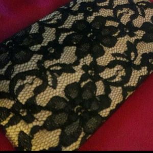 Sexy Black Lace Clutch