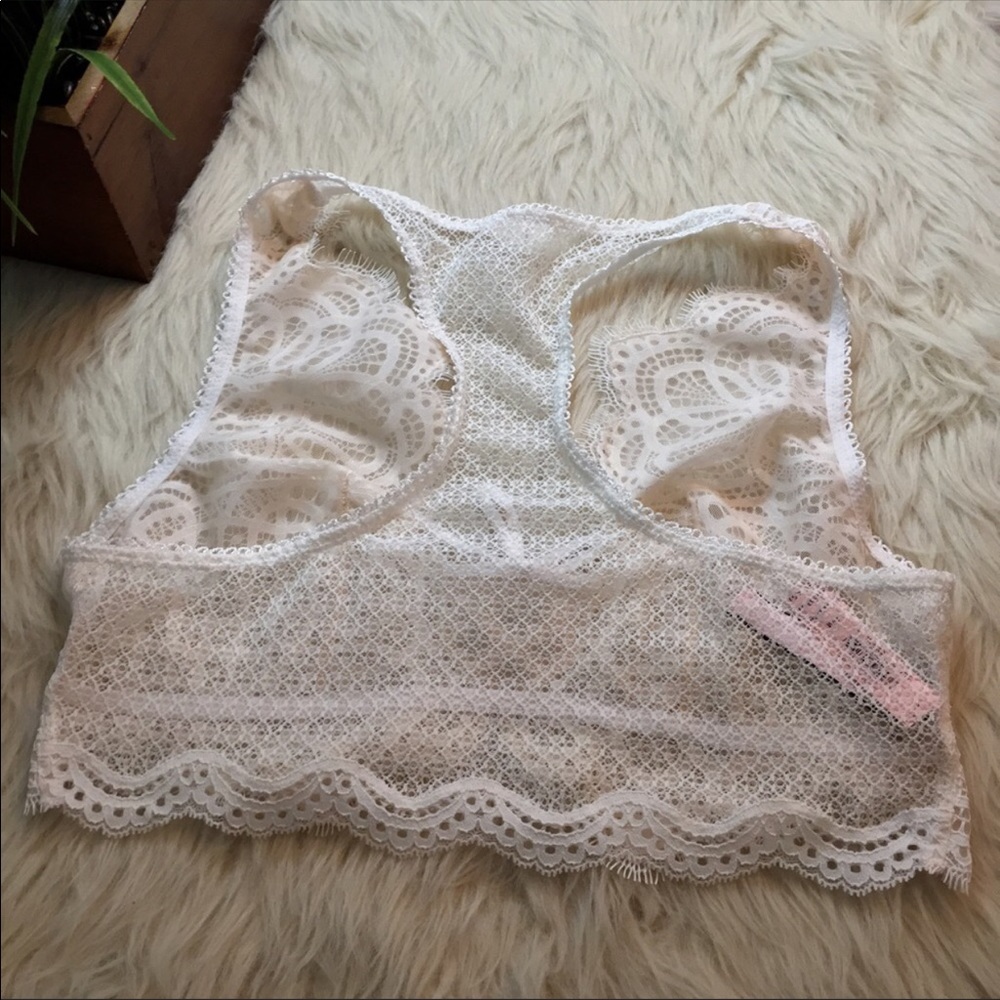Victoria's Secret scalloped lace up bralette - Picture 6 of 6