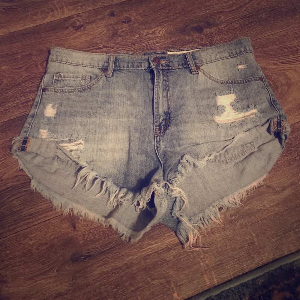 High waist denim