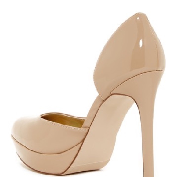 Madden Girl Nude Patent Leather Platform Pump - Picture 2 of 8