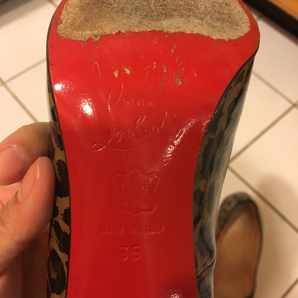 Simple 100 Leopard print Louboutins - Picture 6 of 6