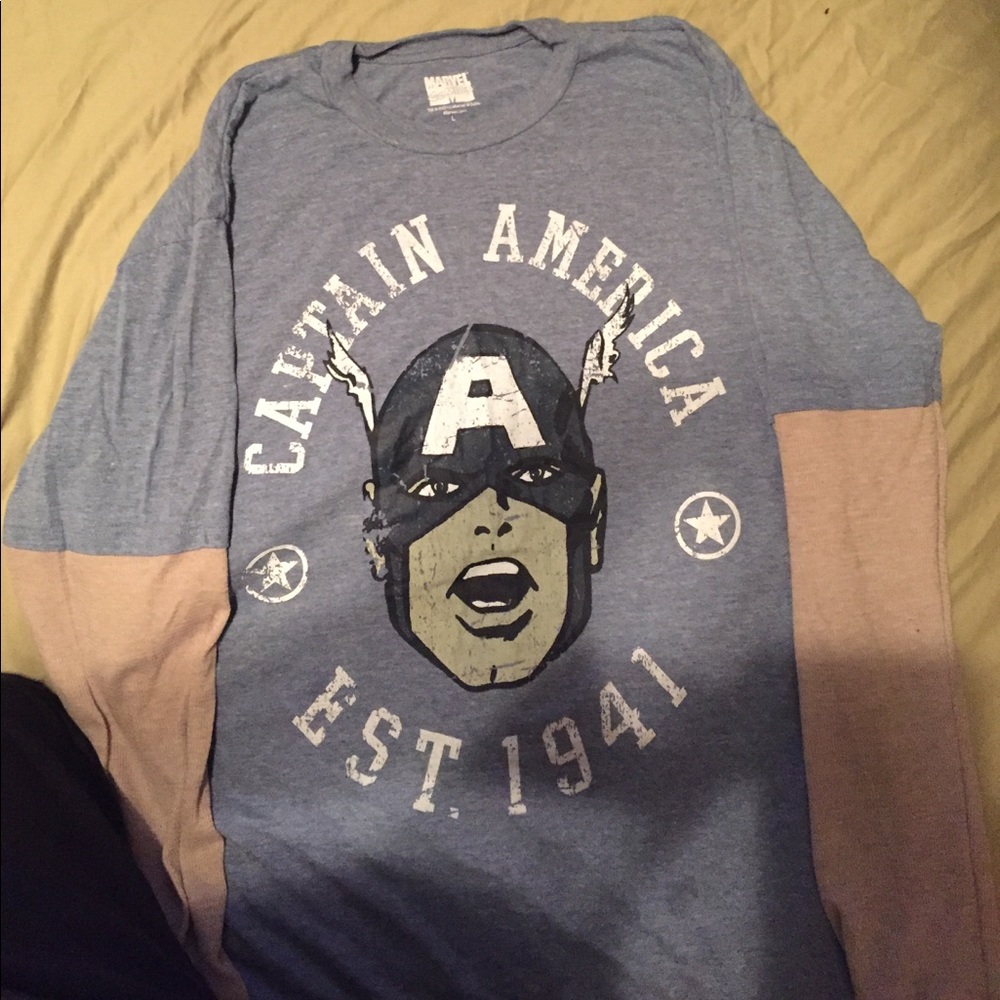 Marvel comics long sleeve shirt