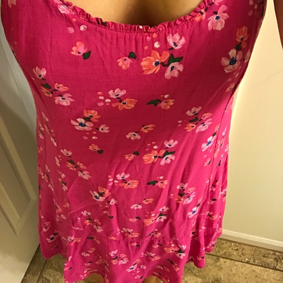 Hollister pink floral shift dress - Picture 3 of 3