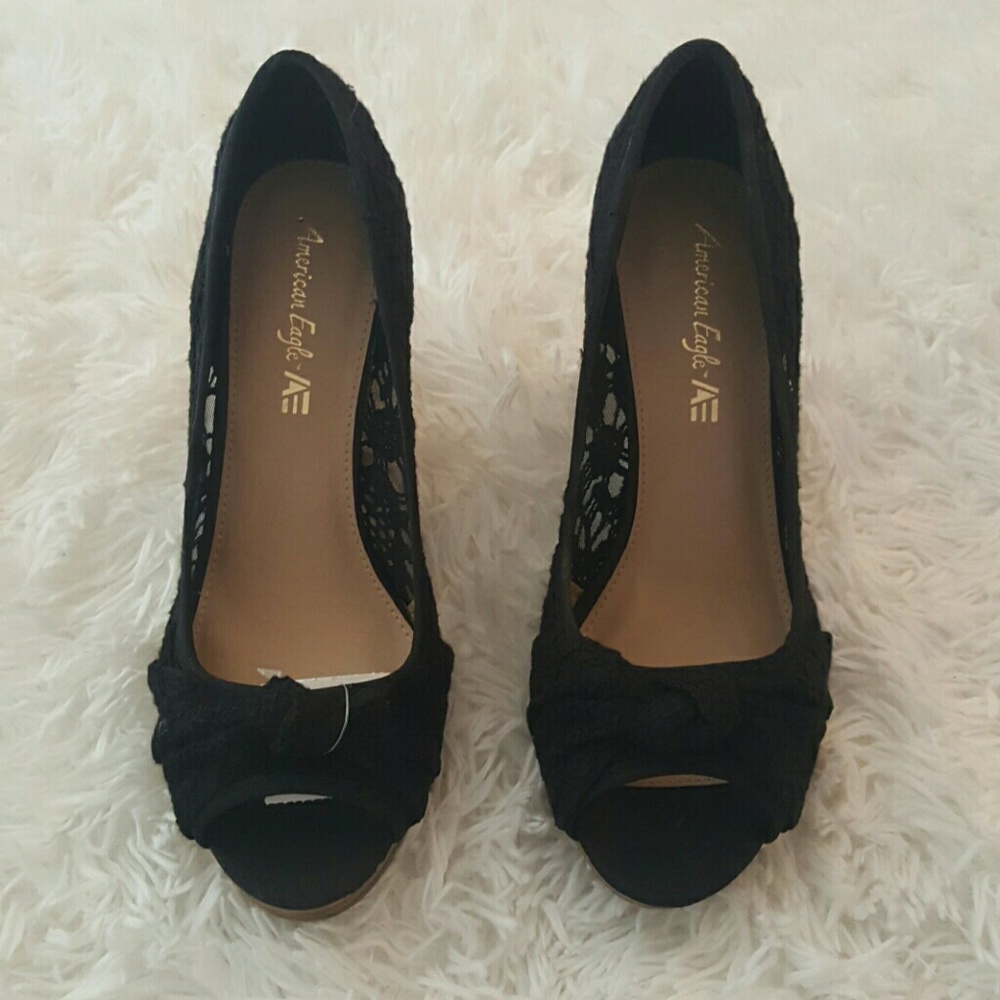 Krissy KROCHET Wedge from American Eagle