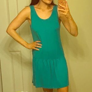 Francesca's teal shift dress