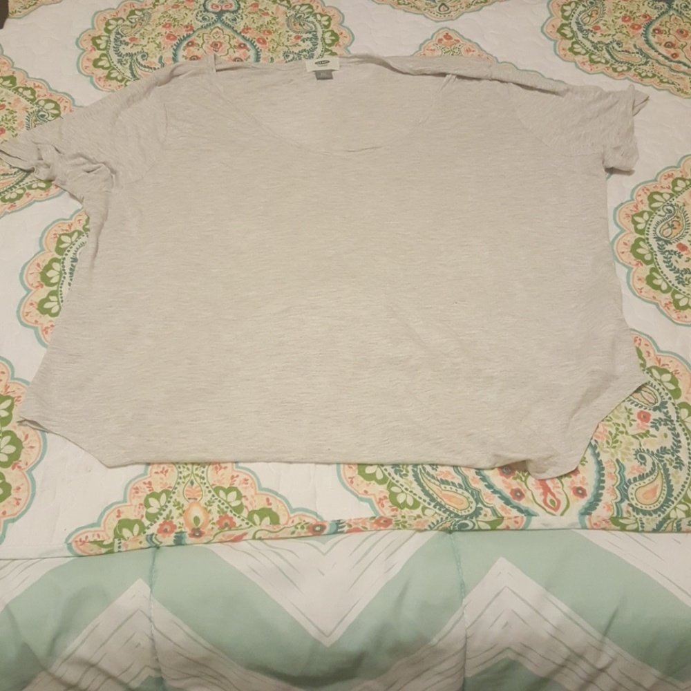 Grey old navy workout top-plus