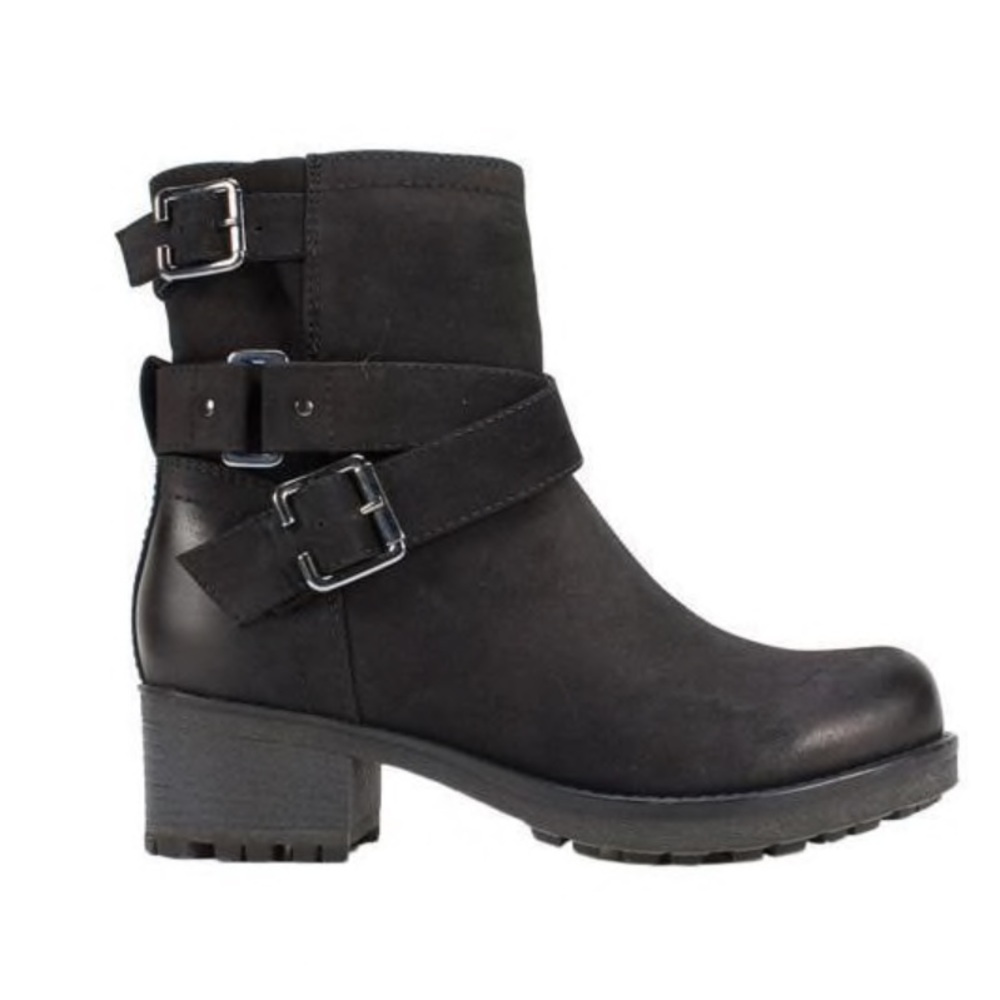 White Mountain Black Sueded Backup Boots