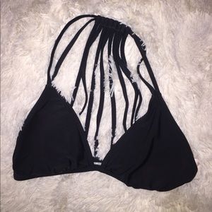 Black Cage Bikini Top