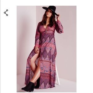 Missguided Boho Maxi Dress