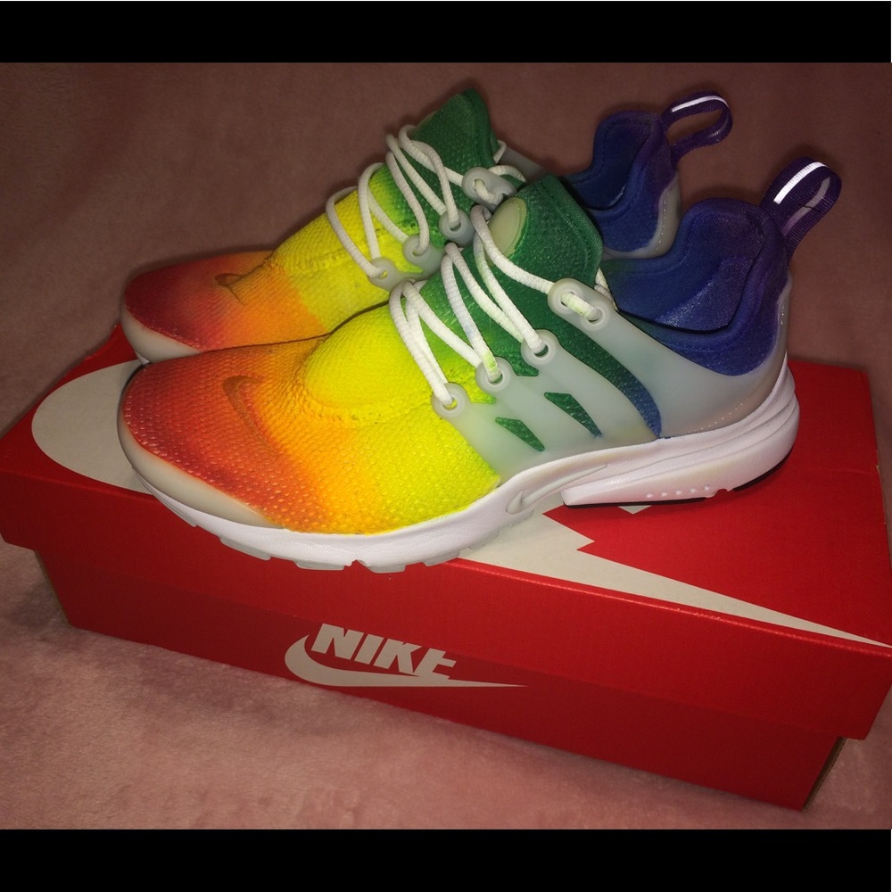 rainbow nike presto