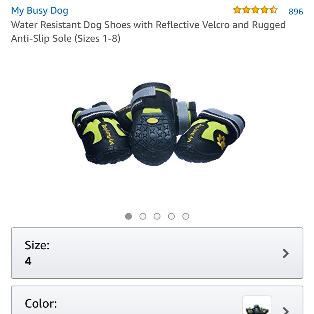 Dog shoes