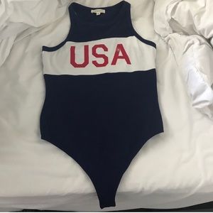 USA bodysuit bought at PacSun