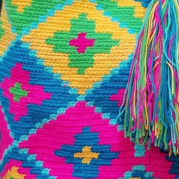 NWT HANDMADE WAYUU HANDBAG BOHEMIAN TOTE CROSSBODY - Picture 3 of 5