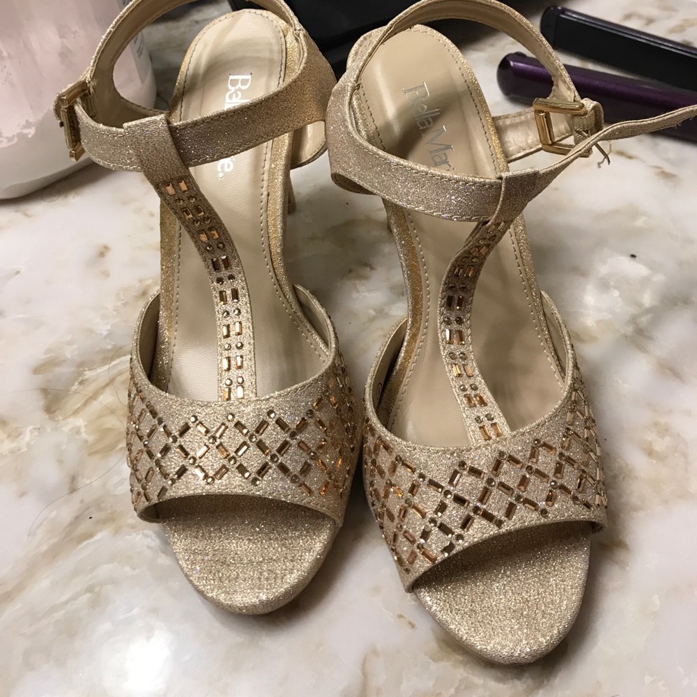 Gorg champagne heels