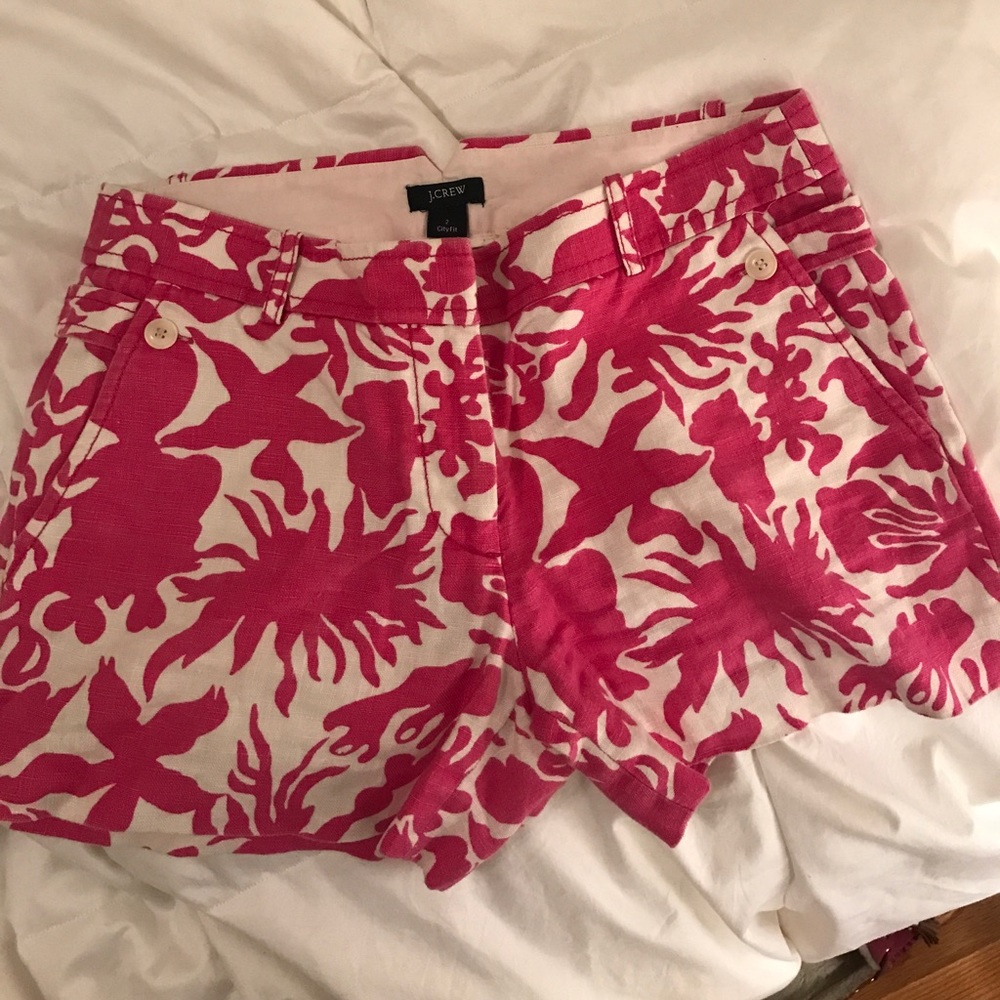 J Crew pink shorts