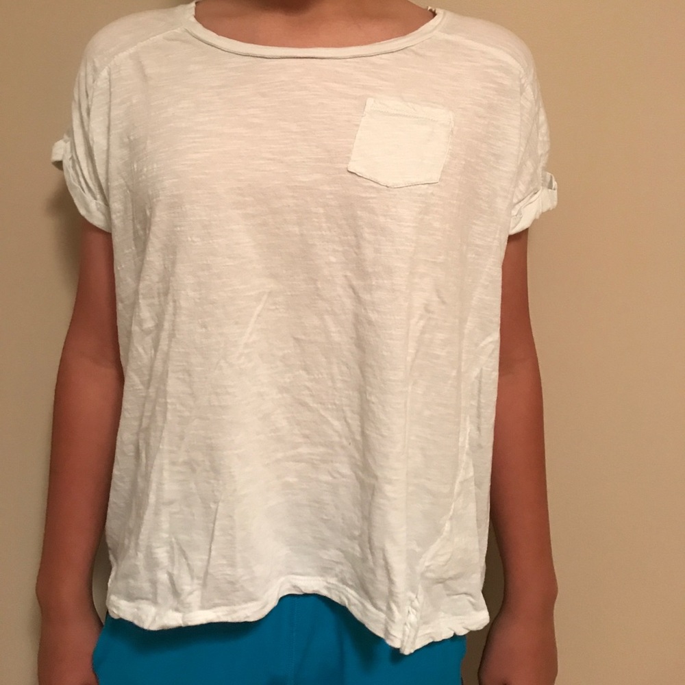 Basic white tee