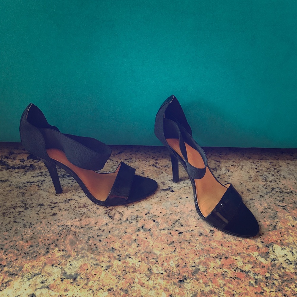 Michael Kors patent heels