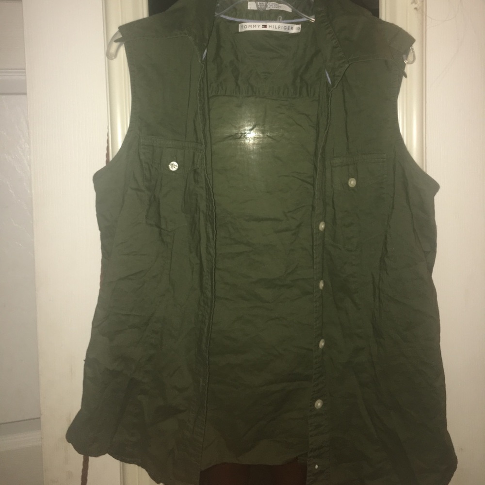 Tommy Hilfiger dark green vest